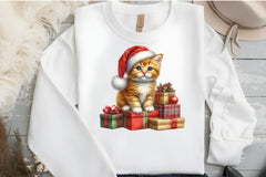Christmas Kitten Clipart Bundle - CraftNest - Digital Crafting and Art