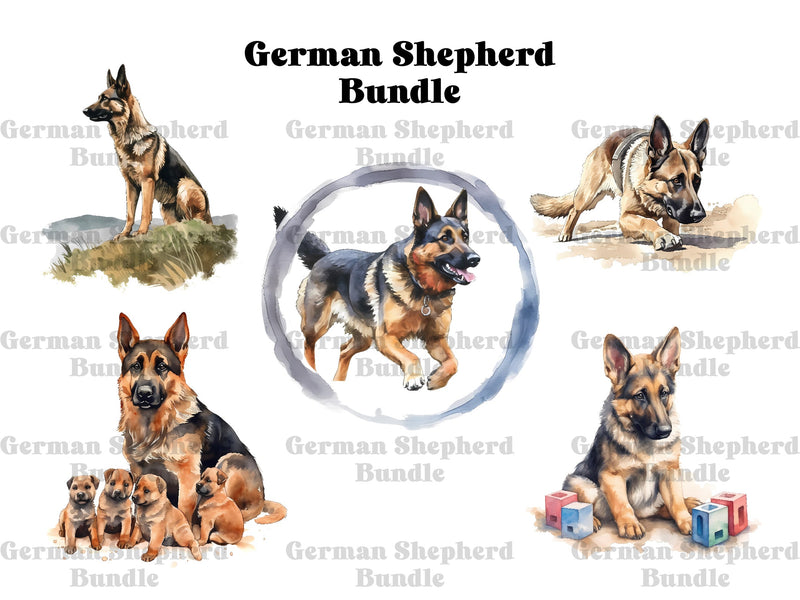 German Shepherd - CraftNest - Digital Crafting and Art