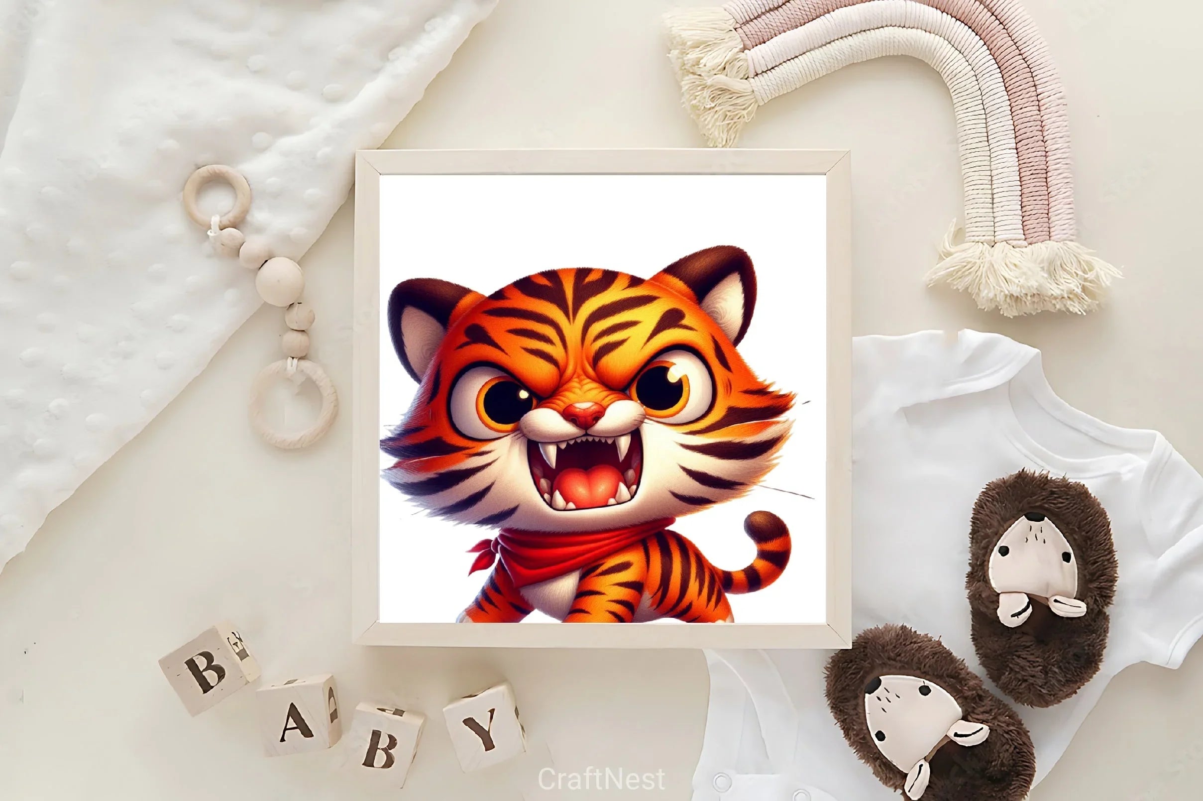 Angry Tiger Clipart Bundle - CraftNest - Digital Crafting and Art