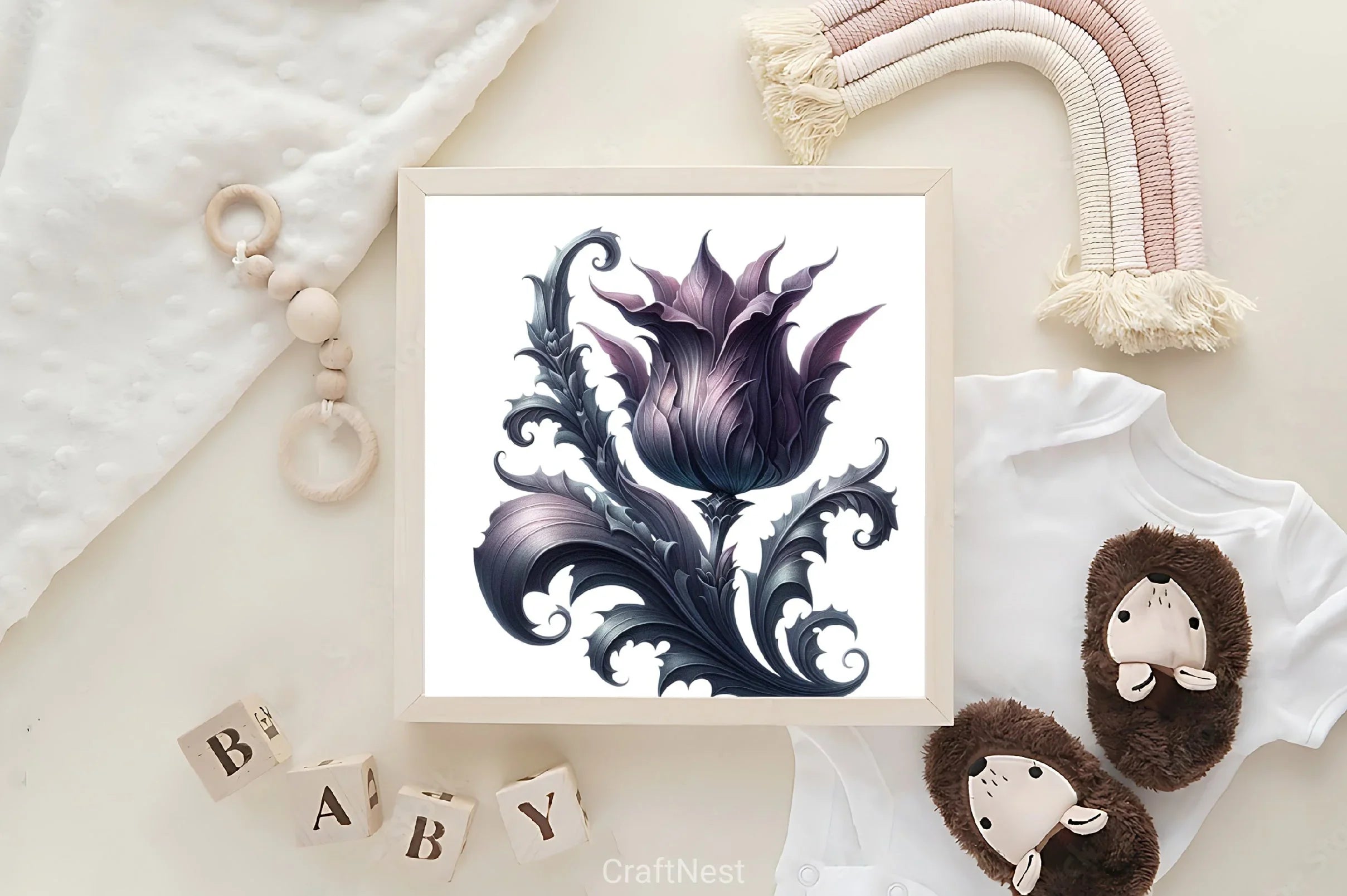 Gothic Tulip Clipart Bundle - CraftNest - Digital Crafting and Art