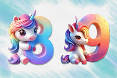 Unicorn Alphabet Clipart Bundle - CraftNest - Digital Crafting and Art