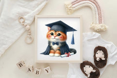 Graduation Animals Clipart Bundle - CraftNest - Digital Crafting and Art