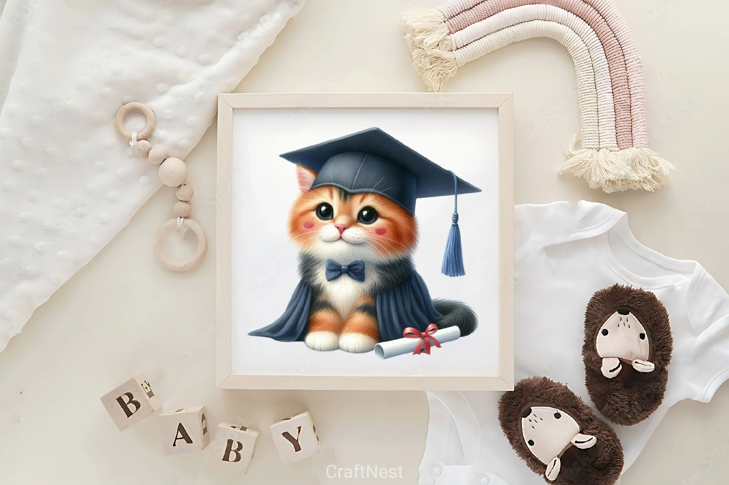 Graduation Animals Clipart Bundle - CraftNest - Digital Crafting and Art
