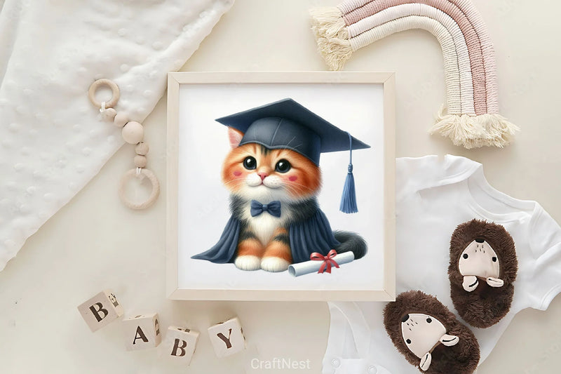Graduation Animals Clipart Bundle - CraftNest - Digital Crafting and Art