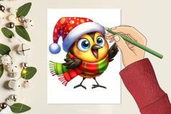 Christmas Bird Clipart Bundle 1 - CraftNest - Digital Crafting and Art