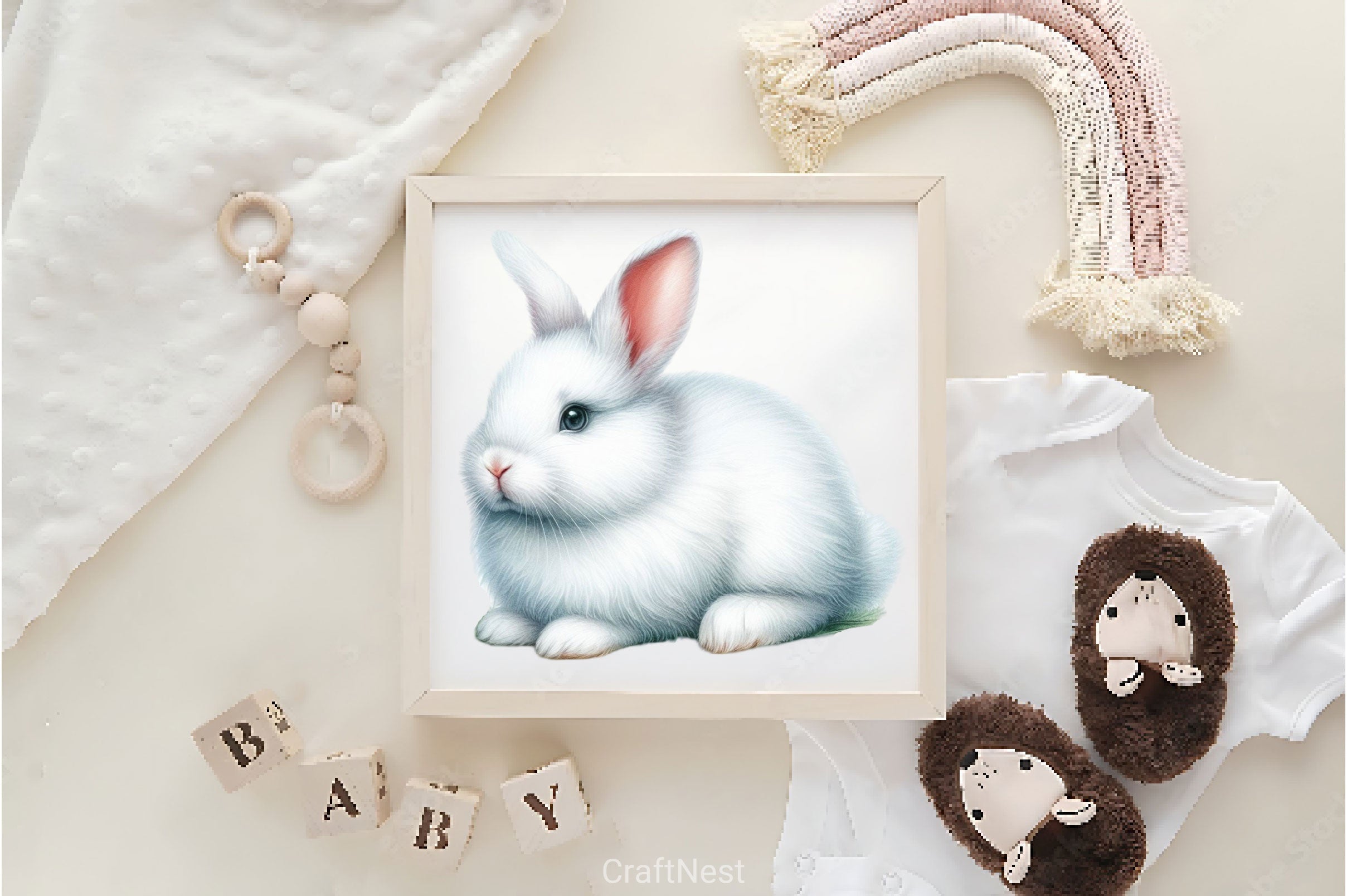 Easter Bunny Clipart Bundle 30