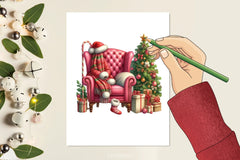 Christmas Armchairs Clipart Bundle - CraftNest - Digital Crafting and Art