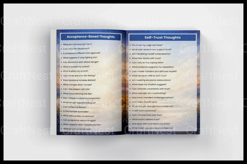 Cognitive Processing Prompts for CBT - CraftNest - Digital Crafting and Art