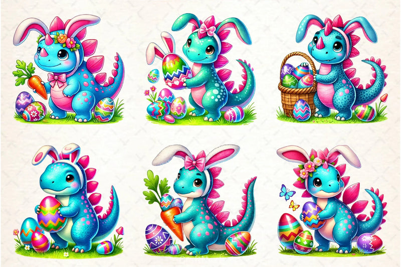 Easter Dragons Clipart Bundle - CraftNest - Digital Crafting and Art