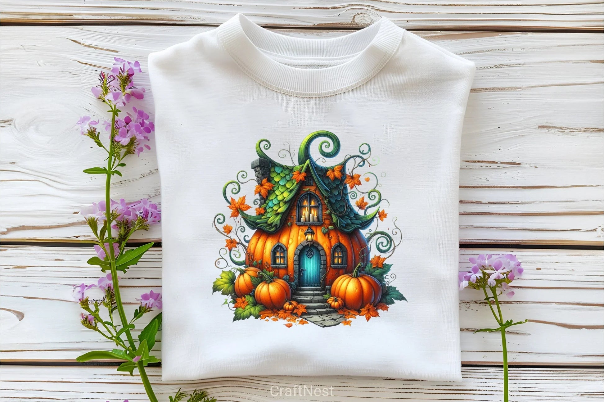 Halloween Pumpkin House Clipart Bundle 2 - CraftNest - Digital Crafting and Art