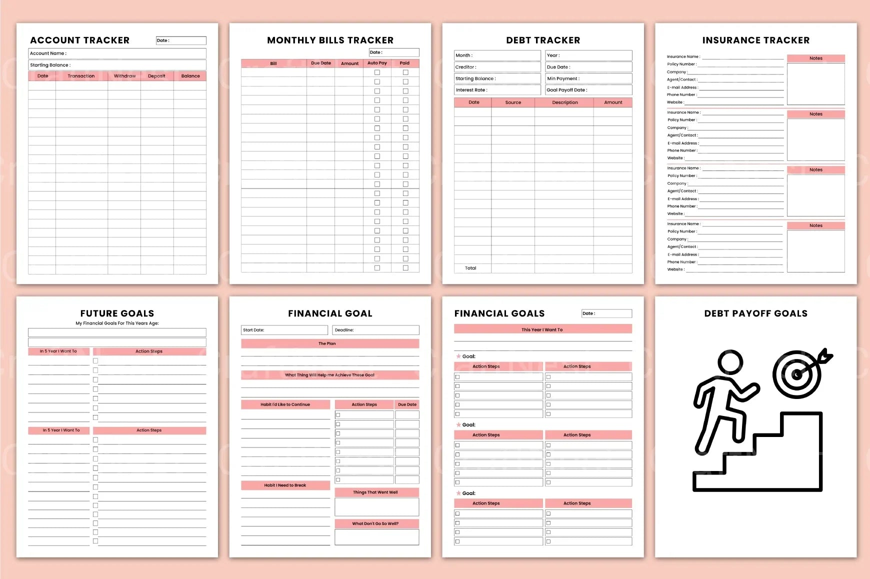 Budget Management Organizer - CraftNest - Digital Crafting and Art