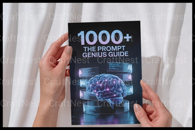 The Prompt Genius Guide: Mastering AI Prompts - CraftNest - Digital Crafting and Art
