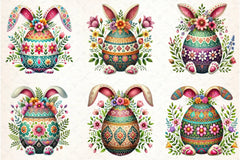 Spring Easter Egg Clipart Bundle - CraftNest - Digital Crafting and Art