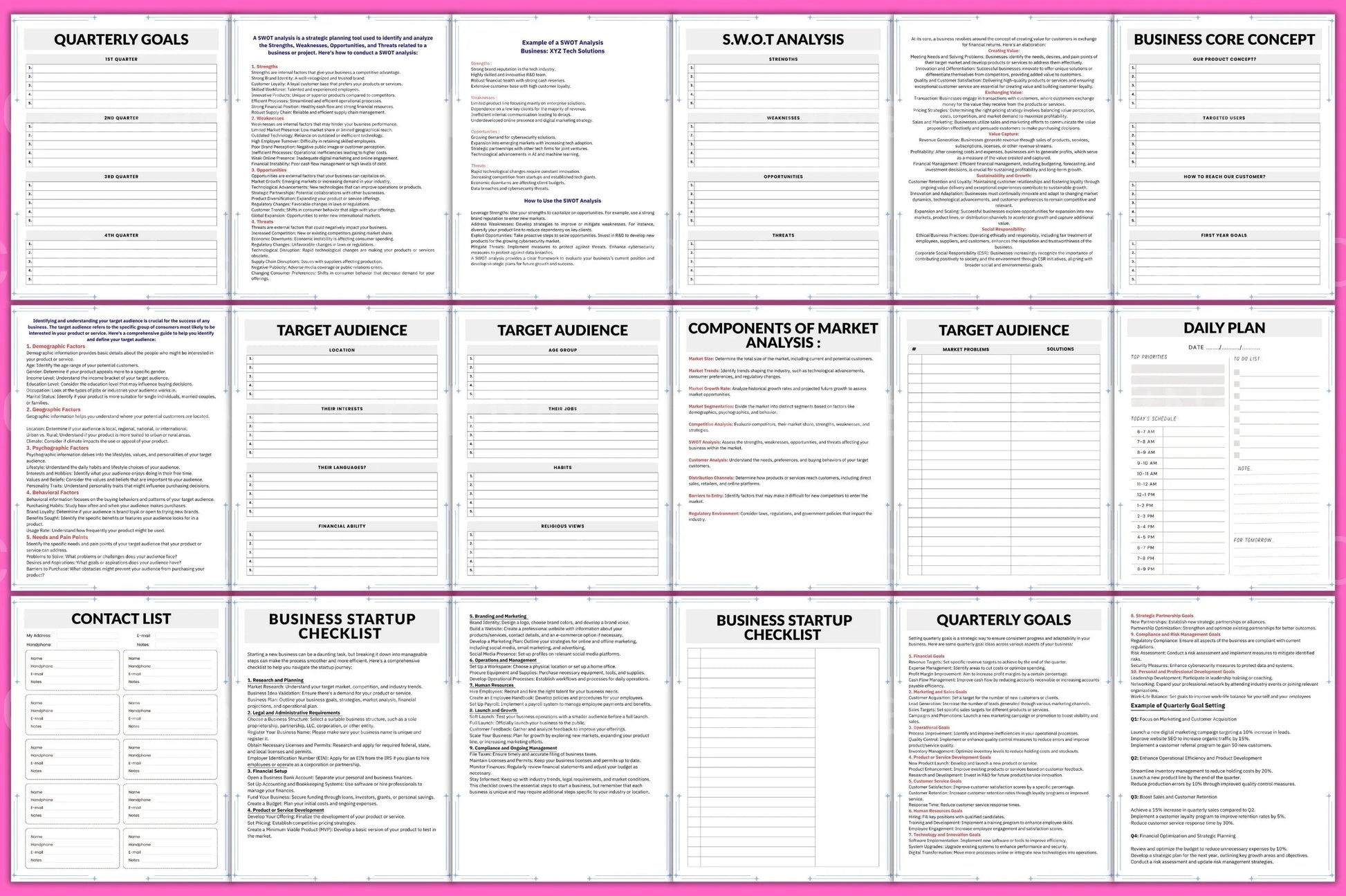 Business Workbook Guide - CraftNest - Digital Crafting and Art