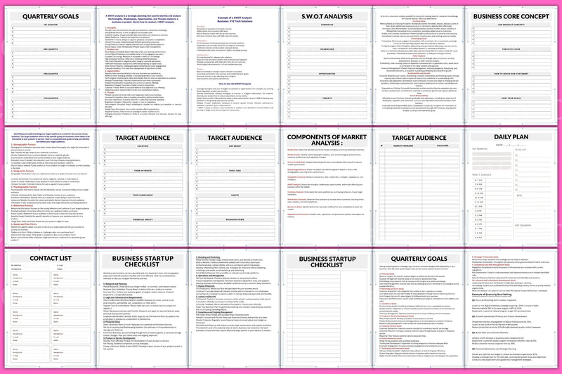 Business Workbook Guide - CraftNest - Digital Crafting and Art