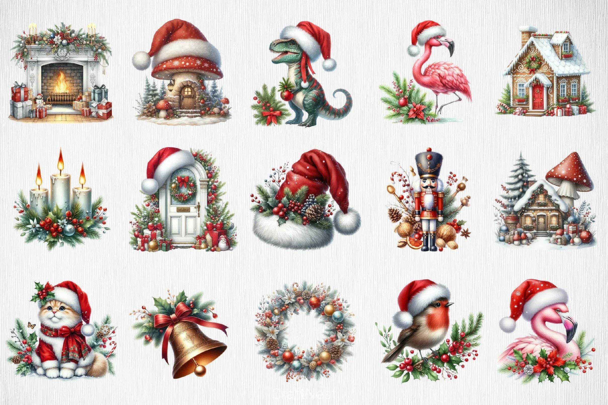 Christmas Clipart Bundle 13 - CraftNest - Digital Crafting and Art