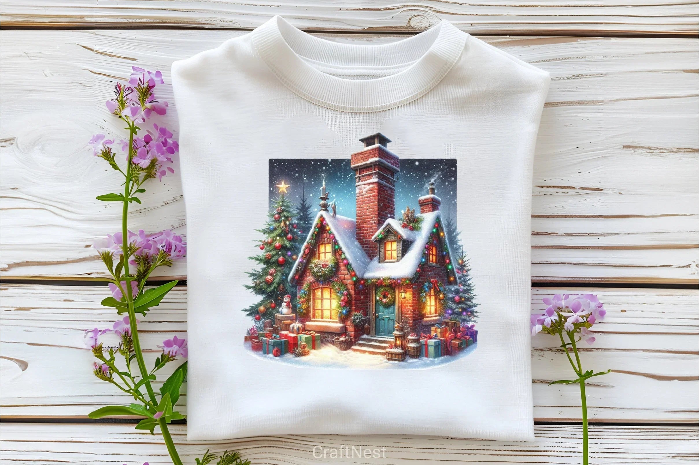 Retro Christmas Clipart Bundle 8 - CraftNest - Digital Crafting and Art