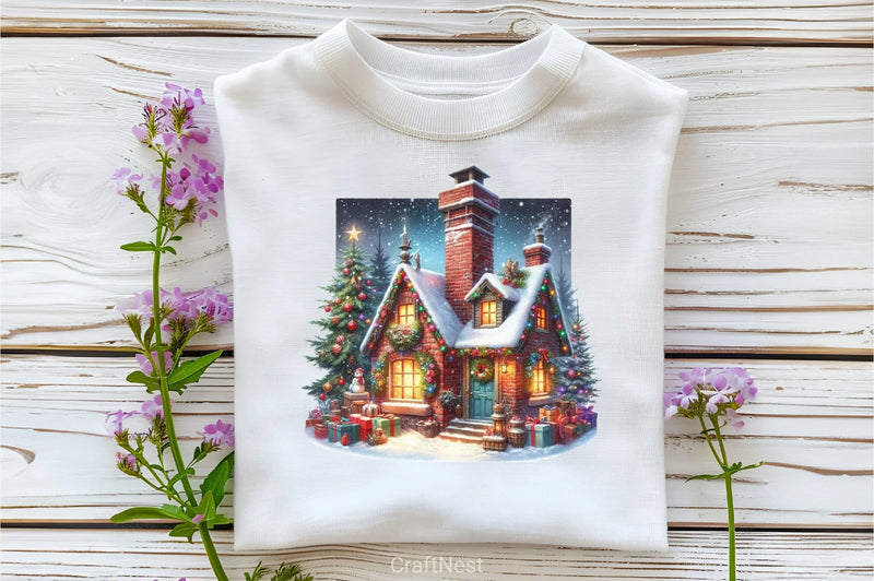 Retro Christmas Clipart Bundle 8 - CraftNest - Digital Crafting and Art