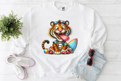 Funny Crazy Tiger Clipart Bundle - CraftNest - Digital Crafting and Art