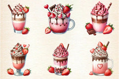 Valentine Festive Coffee Clipart Bundle 2 - CraftNest - Digital Crafting and Art