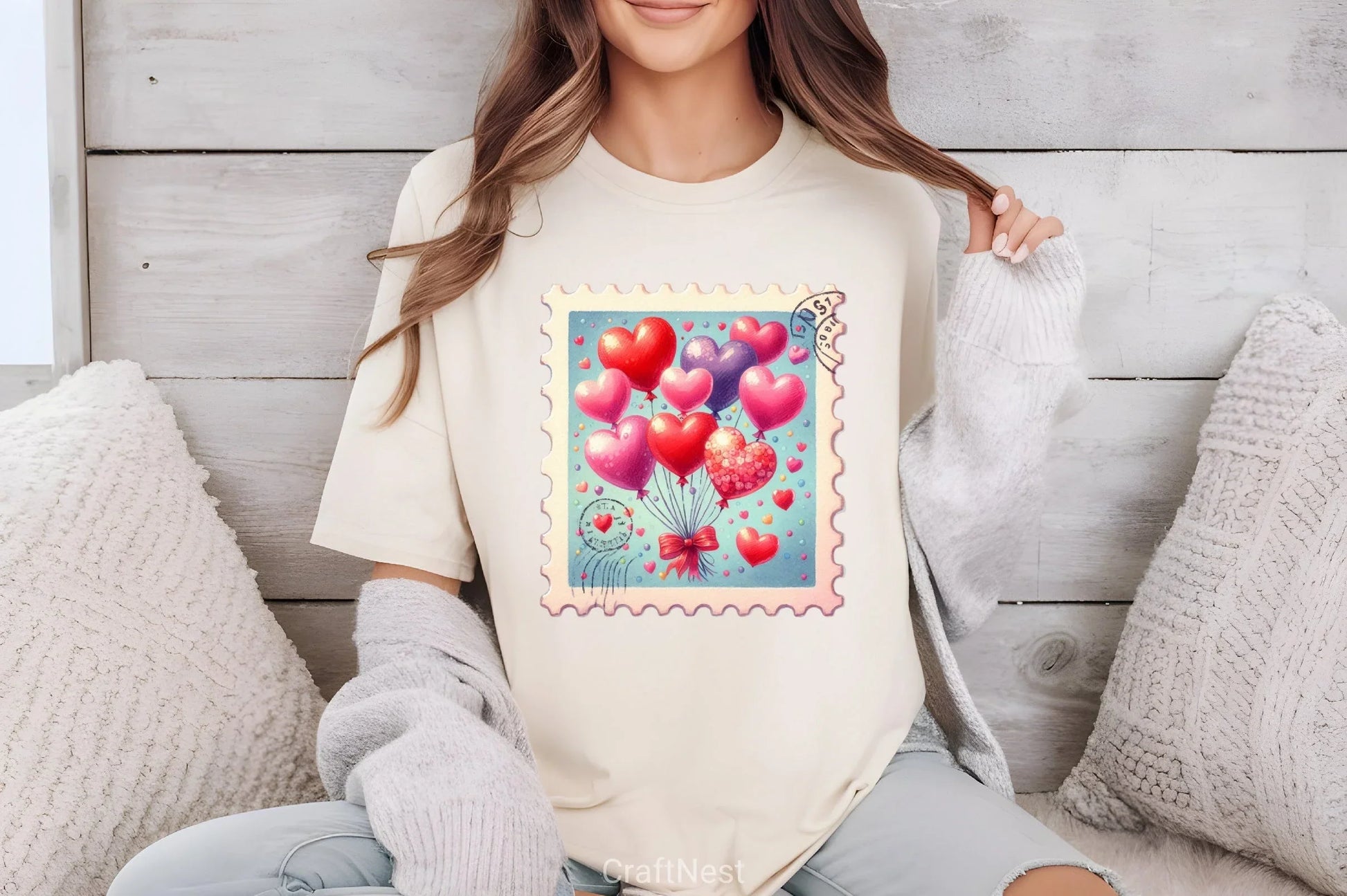 Vintage Valentine Stamps Clipart Bundle - CraftNest - Digital Crafting and Art