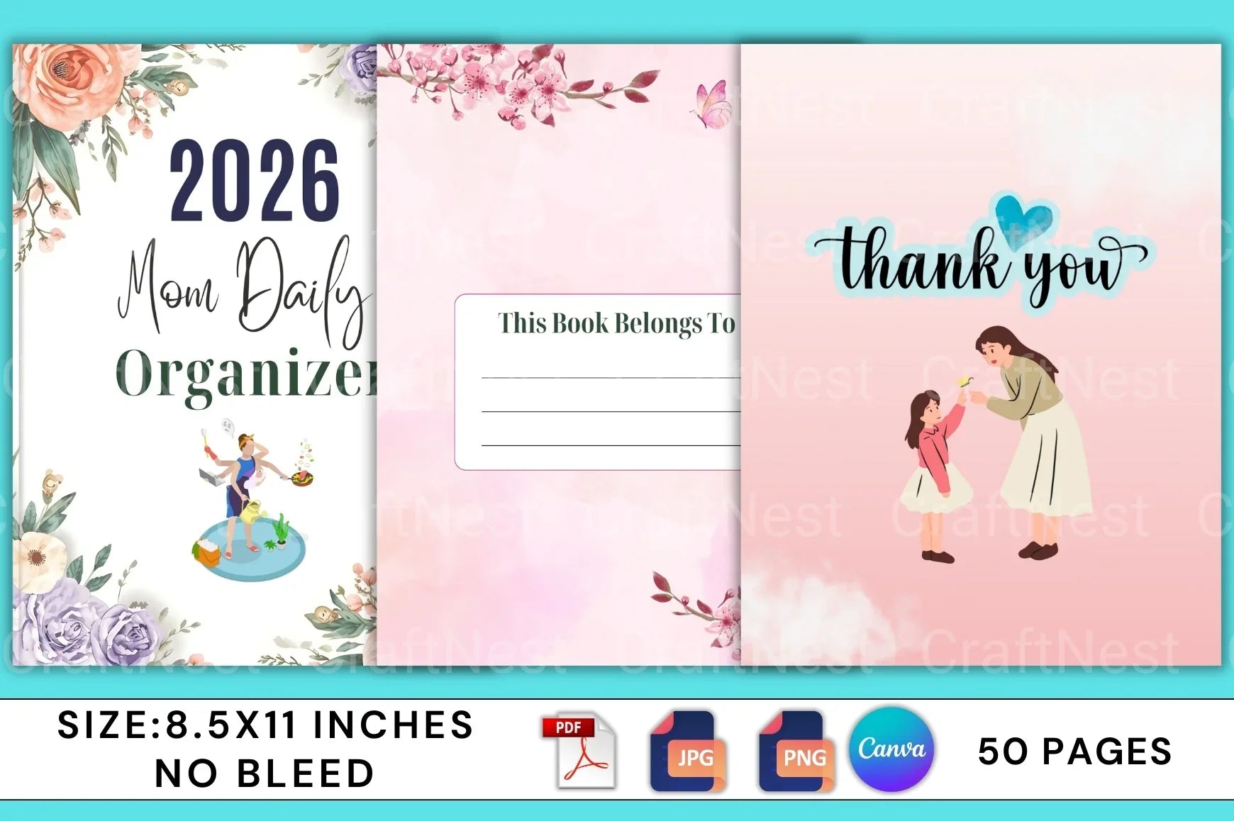 Mom's Daily Organizer - CraftNest - Digital Crafting and Art