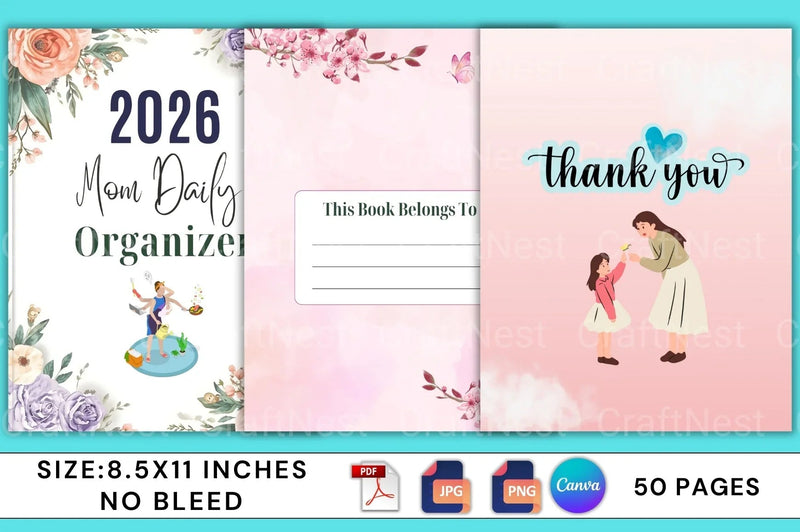Mom's Daily Organizer - CraftNest - Digital Crafting and Art