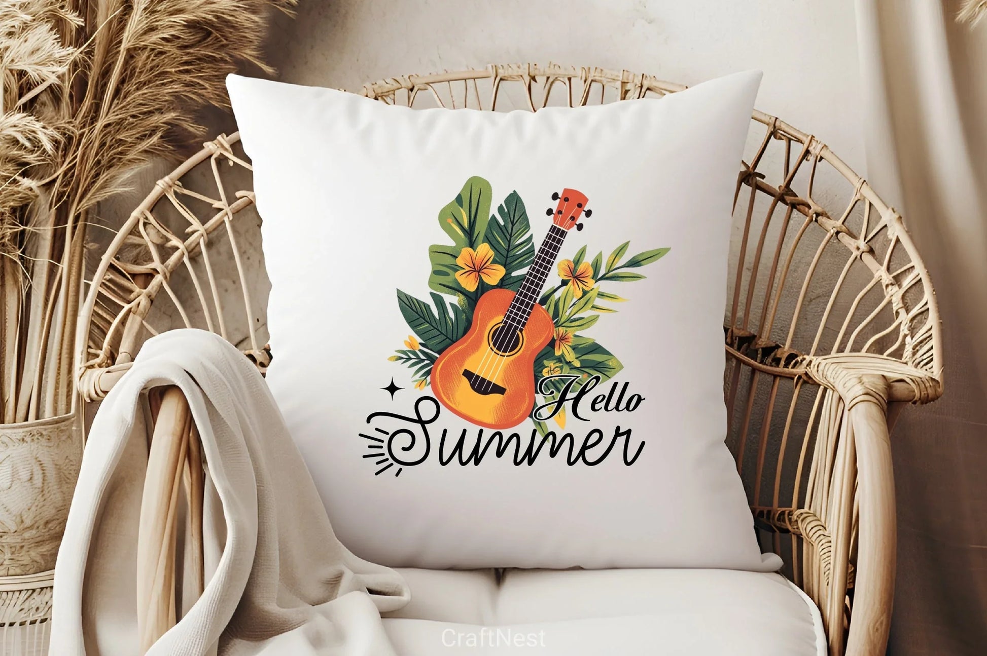 Hello Summer Guitar Clipart Bundle - CraftNest - Digital Crafting and Art