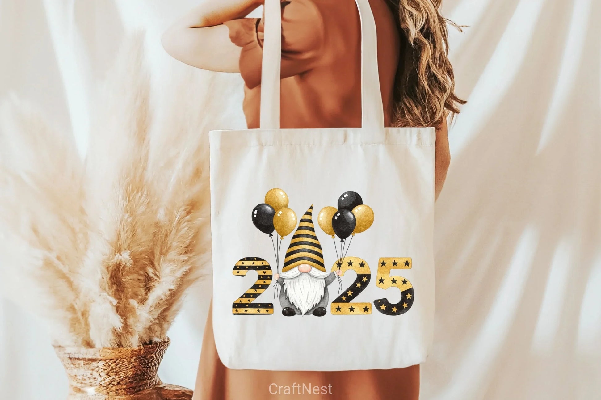 New Year Gnomes 2025 Clipart Bundle 1 - CraftNest - Digital Crafting and Art