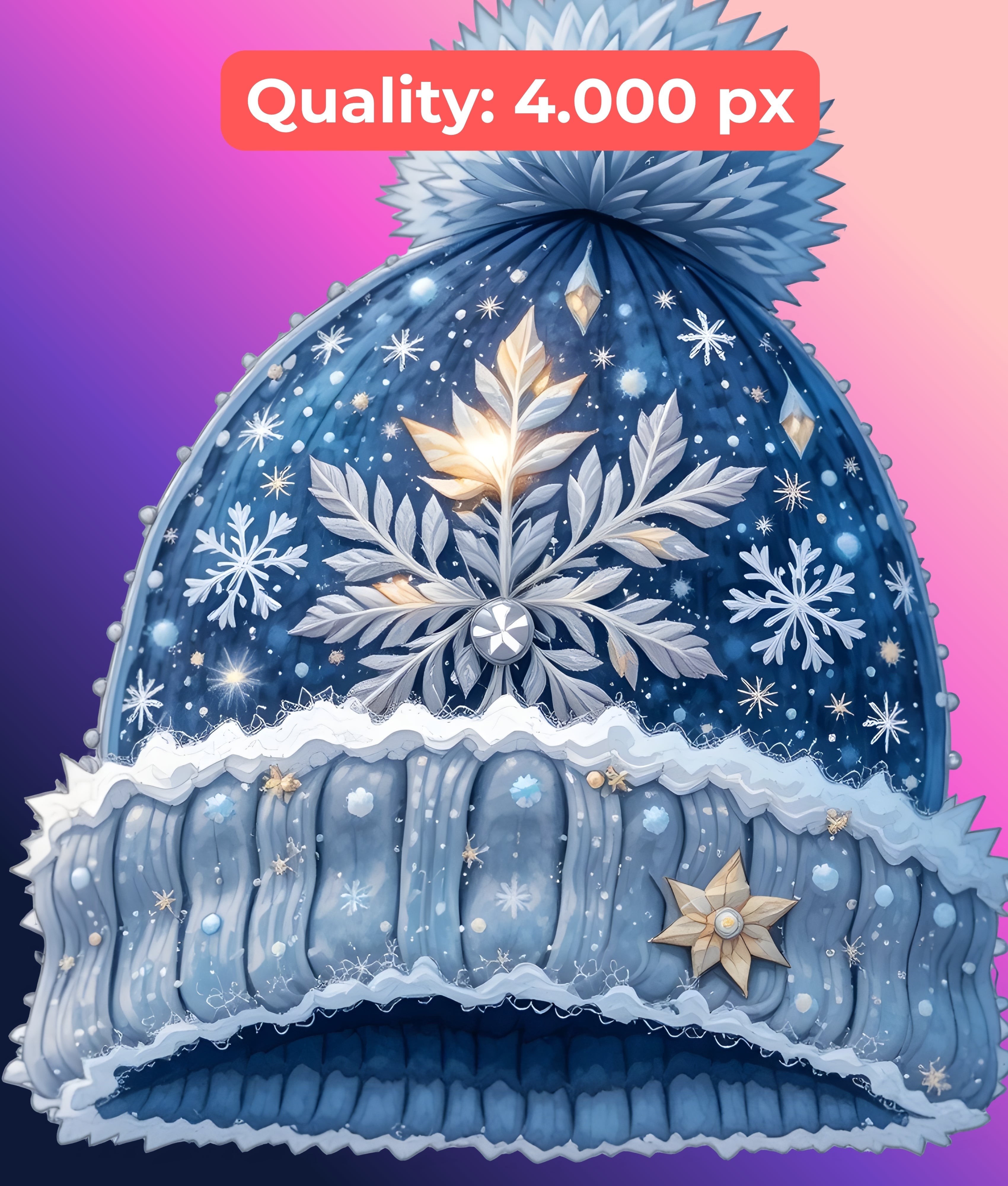 Ethereal Winter Elements Clipart Bundle