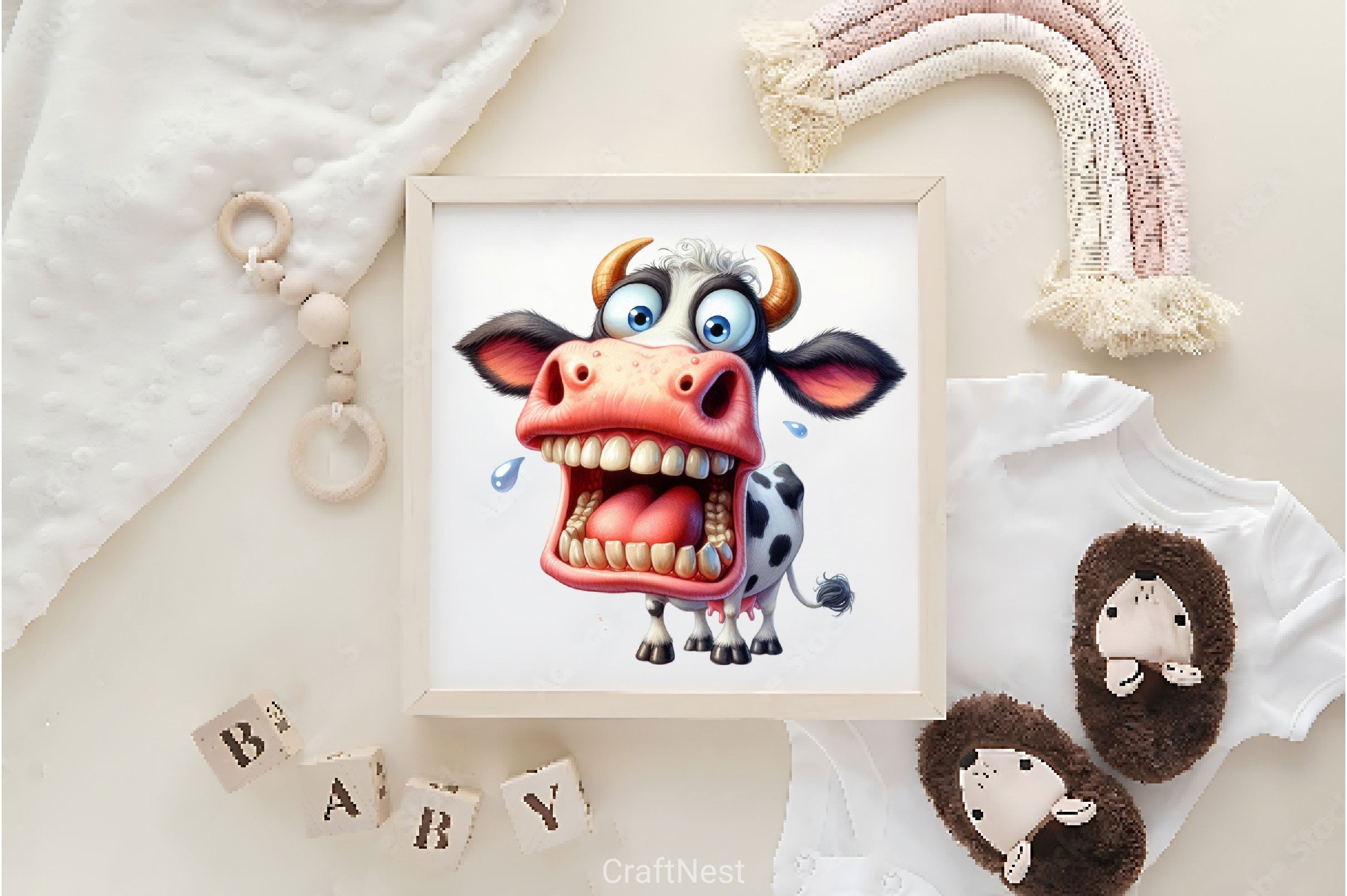 Crazy Funny Animals Clipart Bundle 3