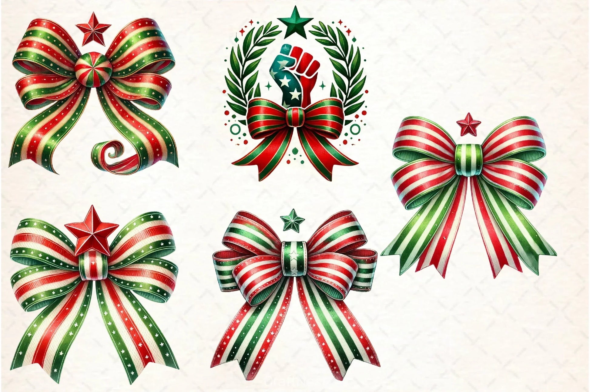 Black History Month Bow Clipart Bundle - CraftNest - Digital Crafting and Art