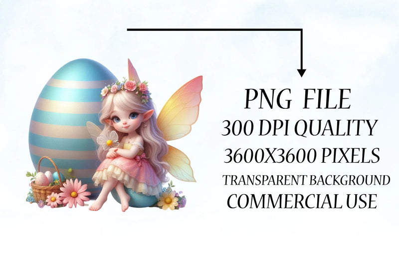 Easter Fairy Girls Clipart Bundle - CraftNest - Digital Crafting and Art
