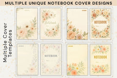 Stylish Notebook Cover Design - CraftNest - Digital Crafting and Art