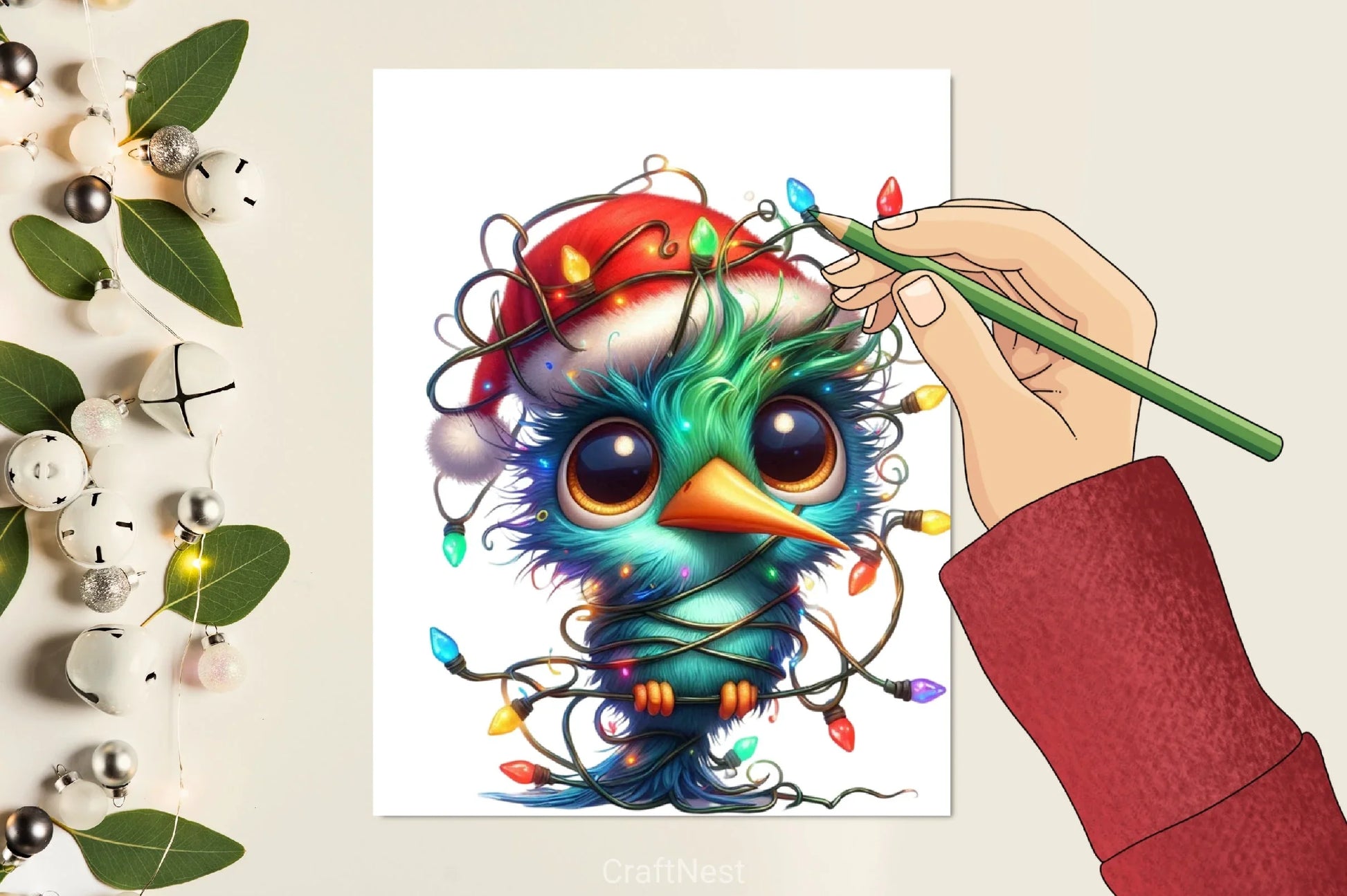 Christmas Bird Clipart Bundle 2 - CraftNest - Digital Crafting and Art