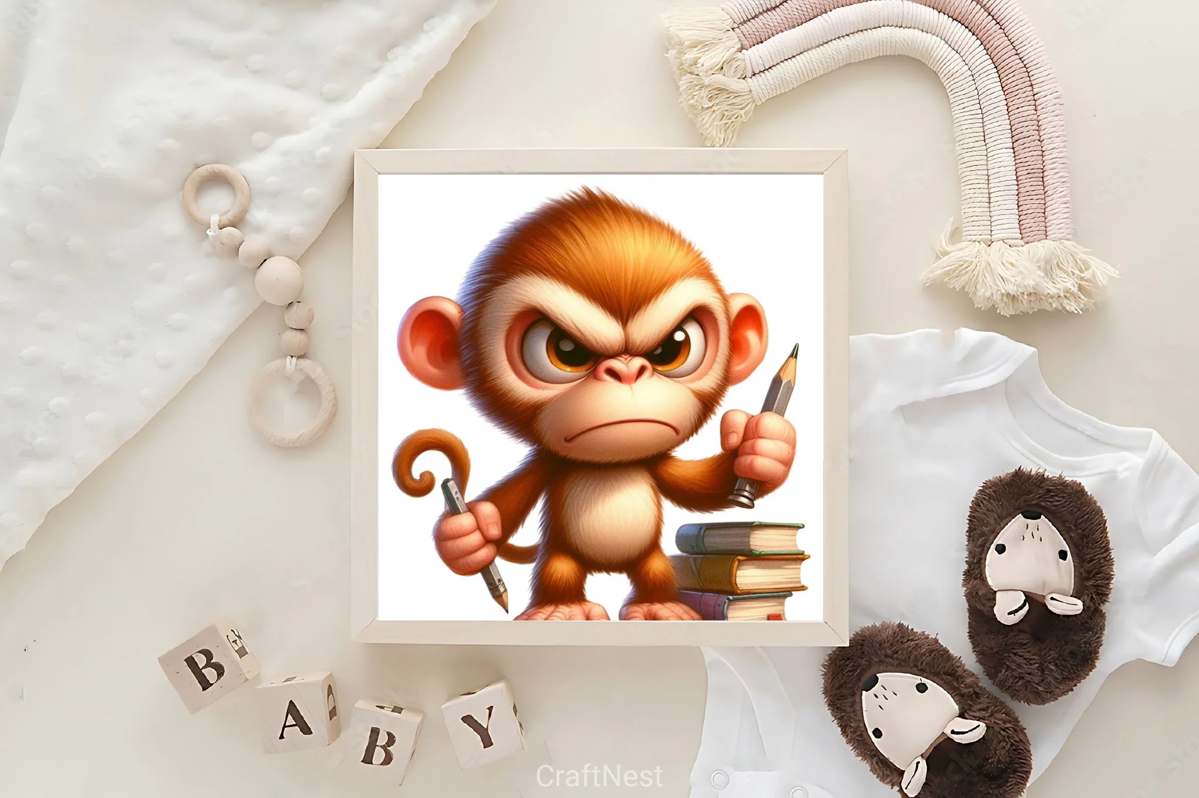 Angry Monkey Clipart Bundle - CraftNest - Digital Crafting and Art