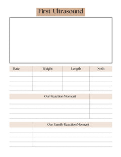 Pregnancy Journal KDP Planner - CraftNest - Digital Crafting and Art