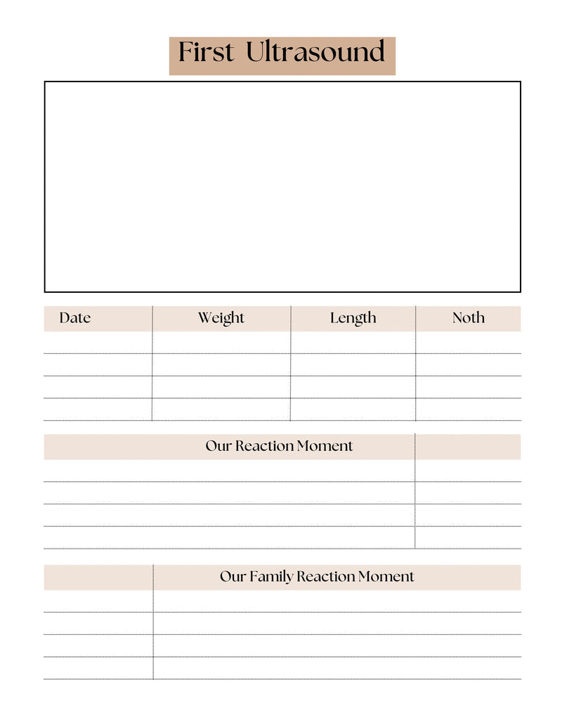 Pregnancy Journal KDP Planner - CraftNest - Digital Crafting and Art