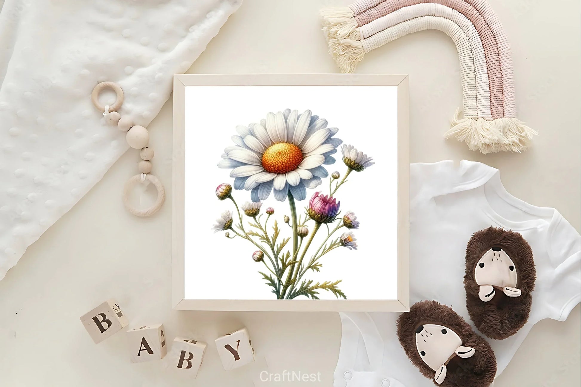 Daisy Flower Clipart Bundle 5 - CraftNest - Digital Crafting and Art