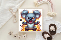 Angry Koala Clipart Bundle - CraftNest - Digital Crafting and Art