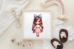 Cute Girls Clipart Bundle - CraftNest - Digital Crafting and Art