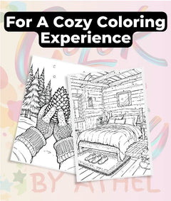Cozy Winter Coloring Books Bundle - CraftNest - Digital Crafting and Art
