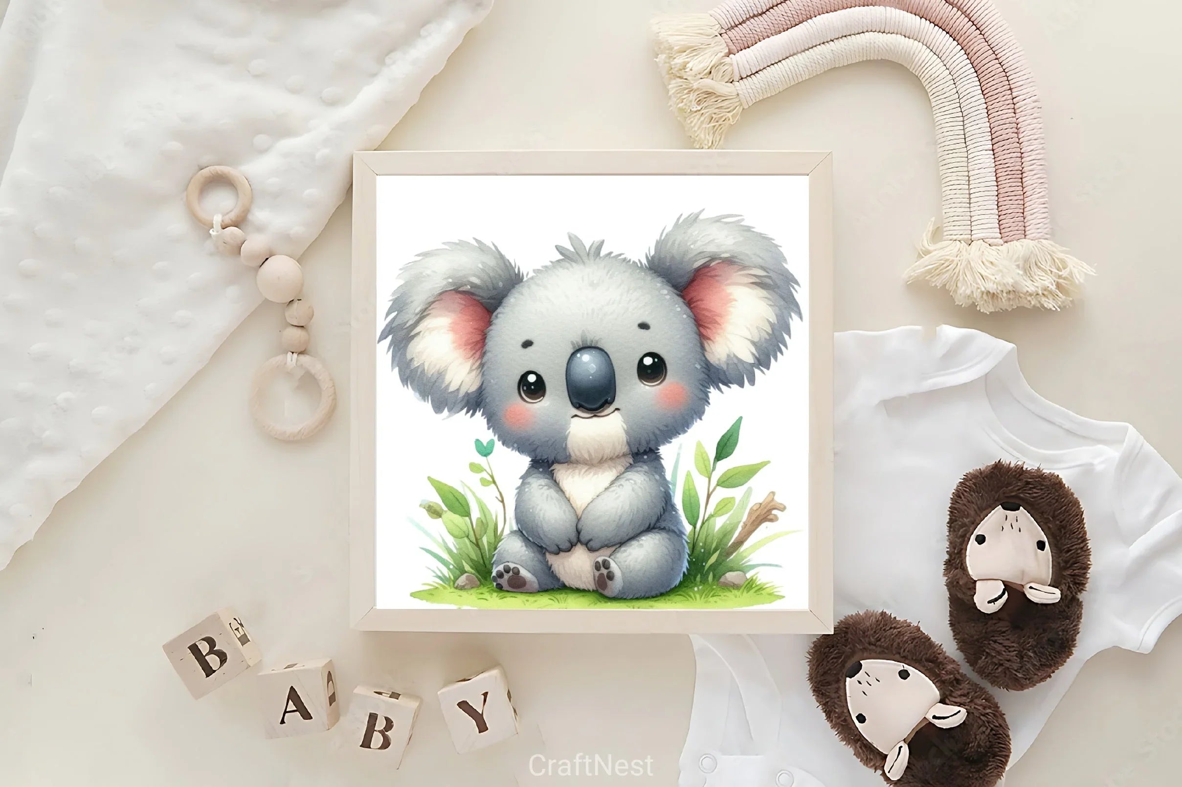 Cute Baby Koala Clipart Bundle - CraftNest - Digital Crafting and Art