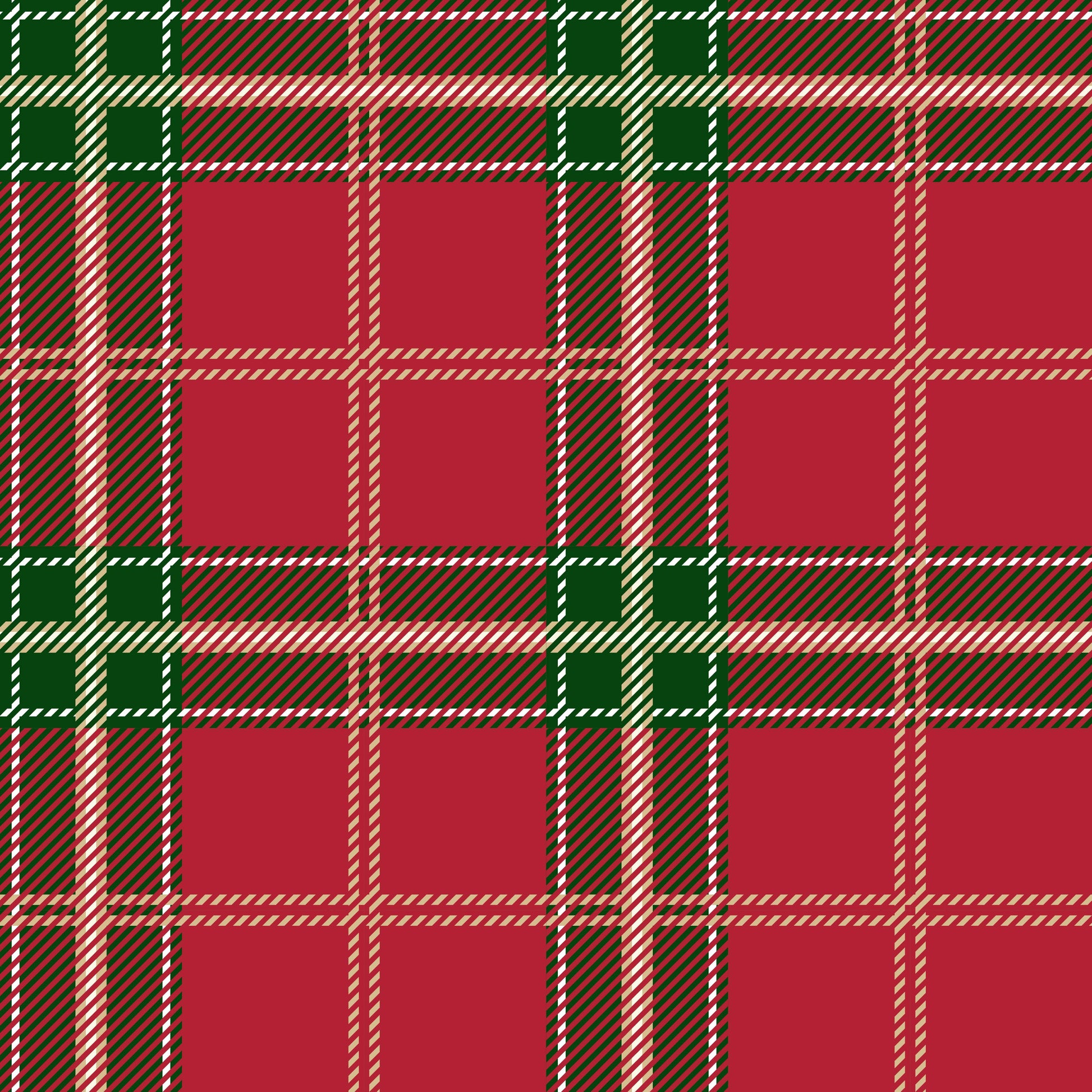 Christmas Tartan Seamless Digital Paper - CraftNest - Digital Crafting and Art