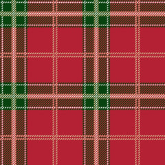 Christmas Tartan Seamless Digital Paper - CraftNest - Digital Crafting and Art