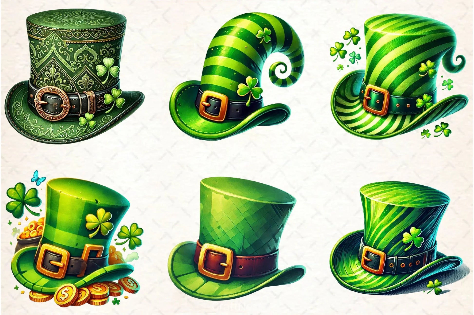 St Patrick's Hat Clipart Bundle - CraftNest - Digital Crafting and Art