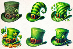 St Patrick's Hat Clipart Bundle - CraftNest - Digital Crafting and Art