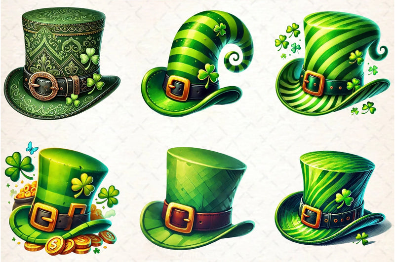 St Patrick's Hat Clipart Bundle - CraftNest - Digital Crafting and Art