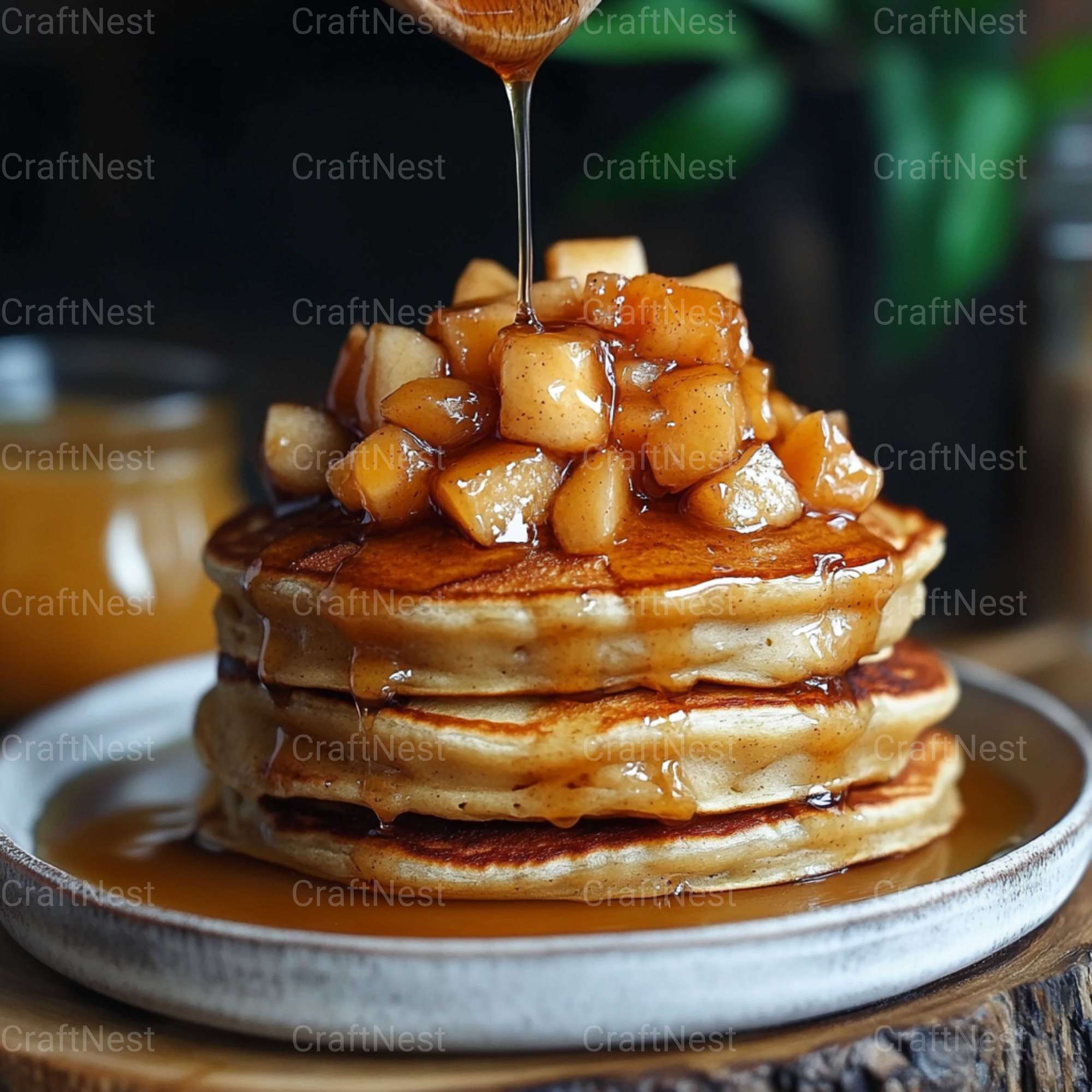 Fluffy Pancakes Stock Images - CraftNest - Digital Crafting and Art