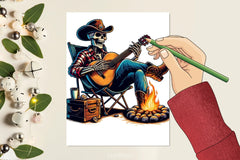 Skeleton Cowboy Clipart Bundle 1 - CraftNest - Digital Crafting and Art